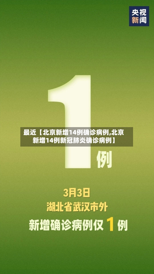 最近【北京新增14例确诊病例,北京新增14例新冠肺炎确诊病例】