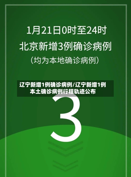 辽宁新增1例确诊病例/辽宁新增1例本土确诊病例行程轨迹公布