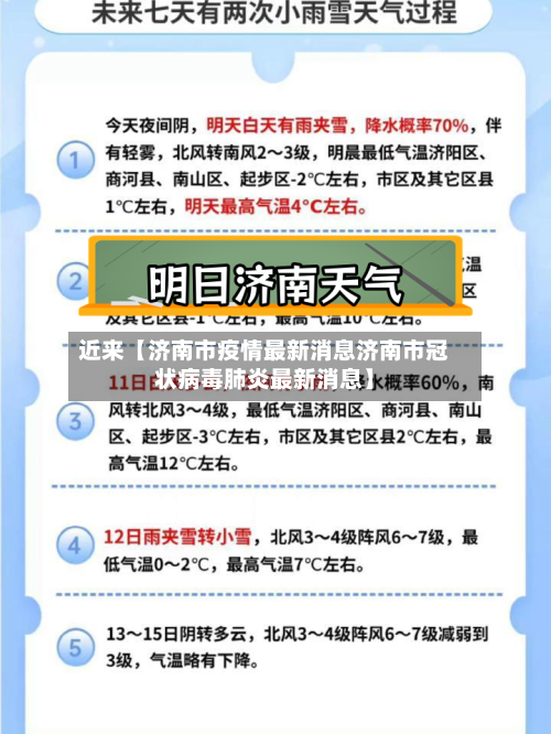 近来【济南市疫情最新消息济南市冠状病毒肺炎最新消息】