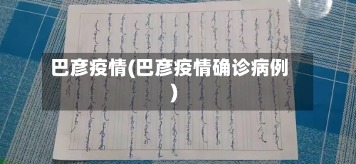 巴彦疫情(巴彦疫情确诊病例)