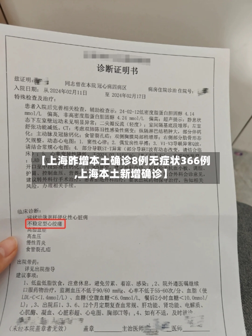 【上海昨增本土确诊8例无症状366例,上海本土新增确诊】-第3张图片