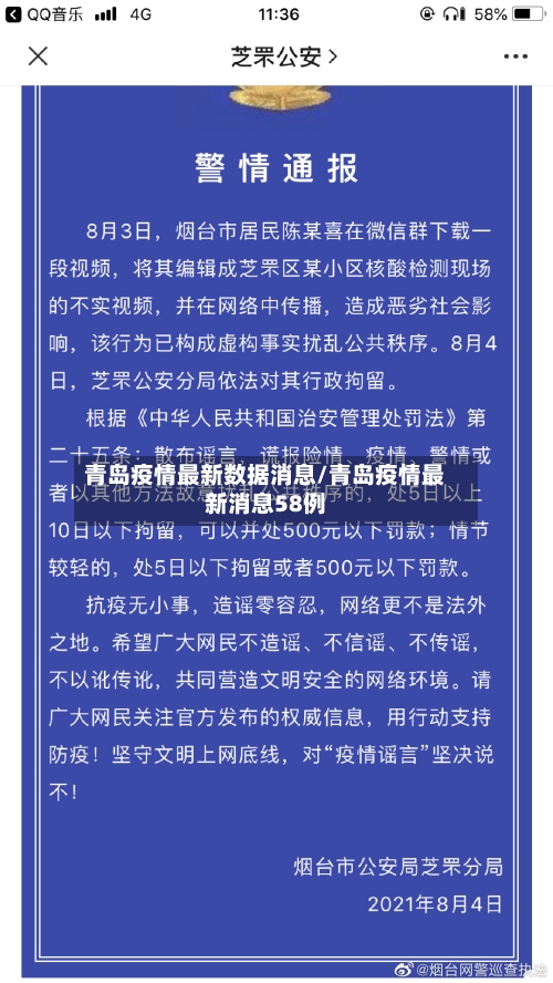 青岛疫情最新数据消息/青岛疫情最新消息58例