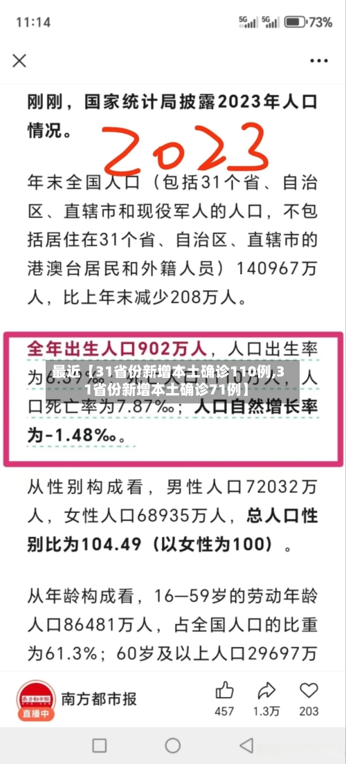 最近【31省份新增本土确诊110例,31省份新增本土确诊71例】-第3张图片
