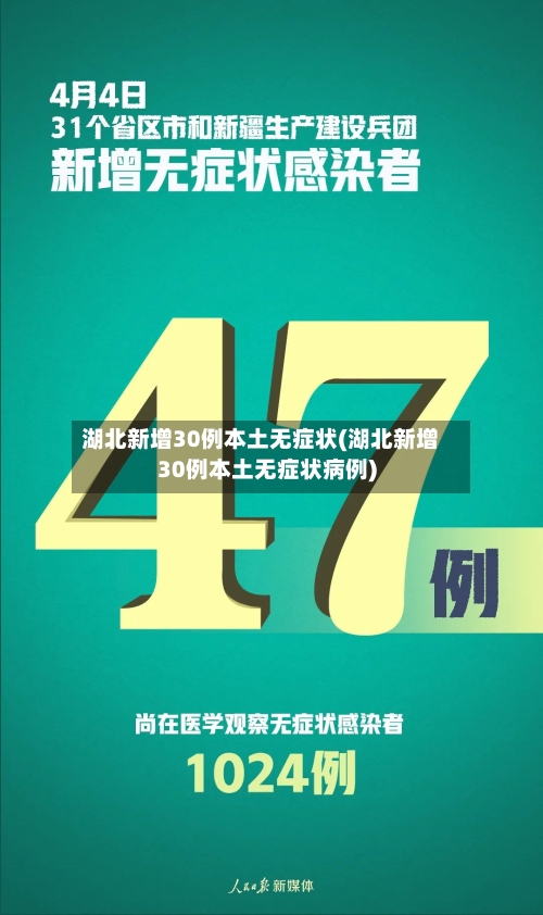 湖北新增30例本土无症状(湖北新增30例本土无症状病例)