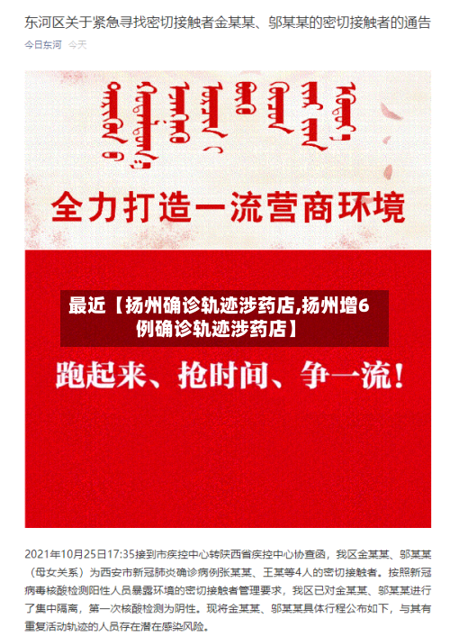 最近【扬州确诊轨迹涉药店,扬州增6例确诊轨迹涉药店】-第2张图片