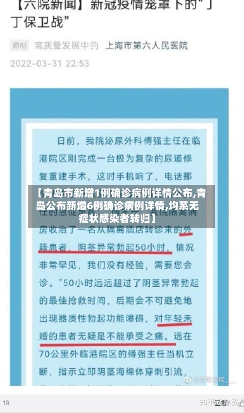 【青岛市新增1例确诊病例详情公布,青岛公布新增6例确诊病例详情,均系无症状感染者转归】-第2张图片