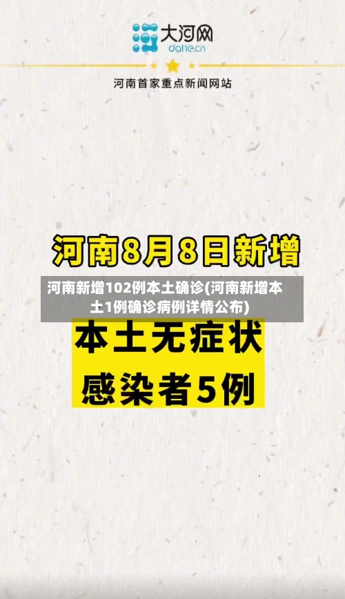 河南新增102例本土确诊(河南新增本土1例确诊病例详情公布)-第2张图片