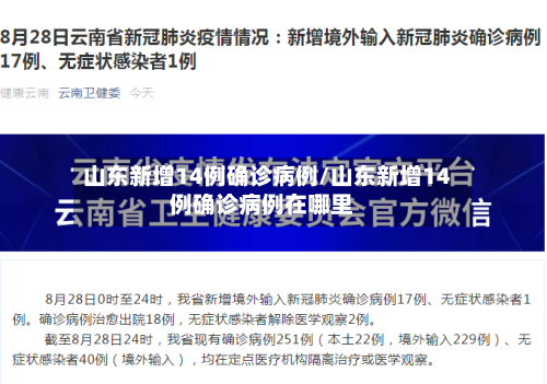 山东新增14例确诊病例/山东新增14例确诊病例在哪里