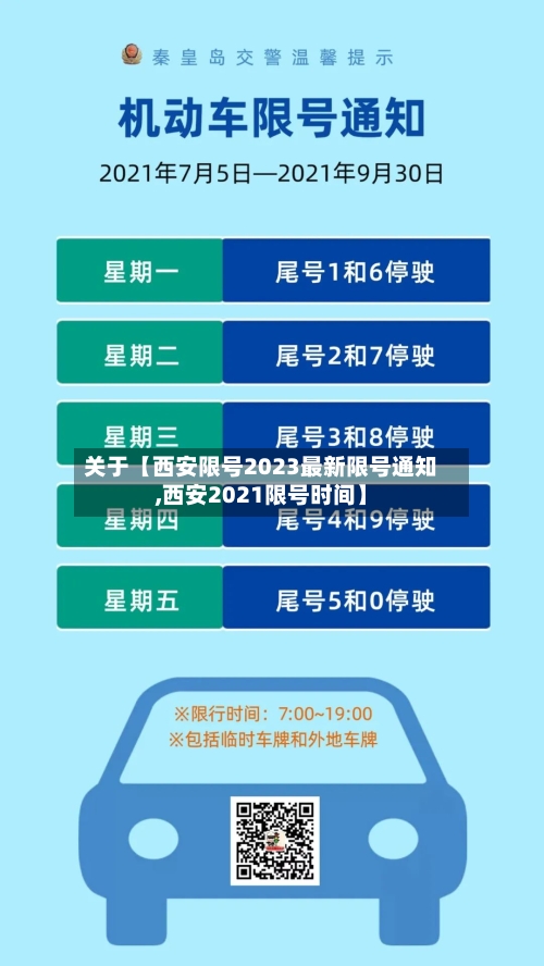 关于【西安限号2023最新限号通知,西安2021限号时间】