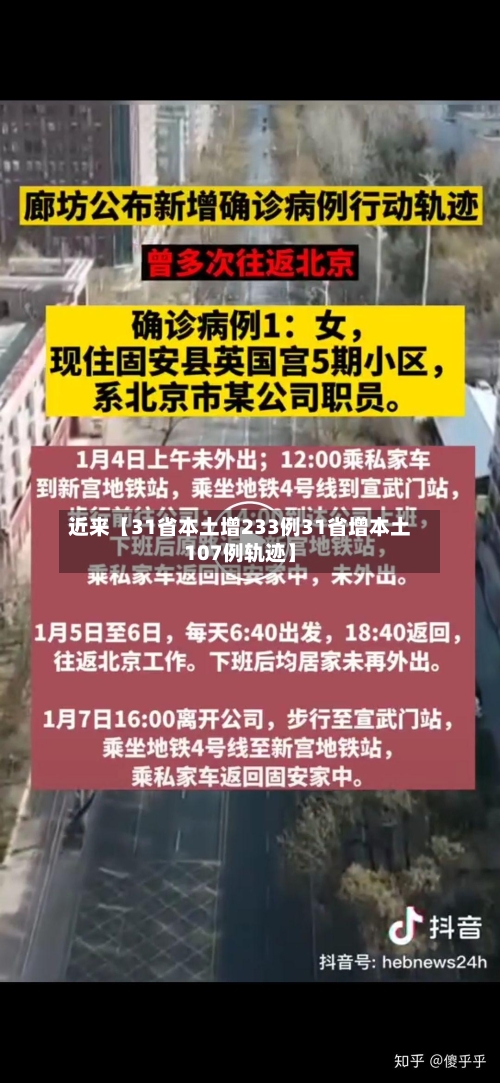 近来【31省本土增233例31省增本土107例轨迹】-第2张图片