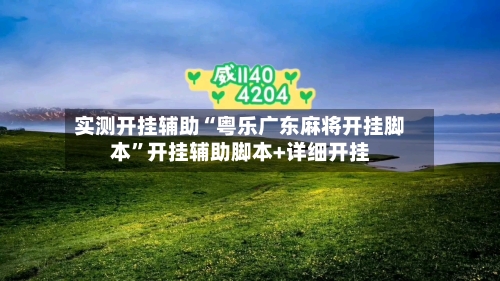 实测开挂辅助“粤乐广东麻将开挂脚本”开挂辅助脚本+详细开挂