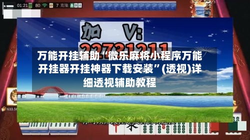 万能开挂辅助“微乐麻将小程序万能开挂器开挂神器下载安装”(透视)详细透视辅助教程-第2张图片